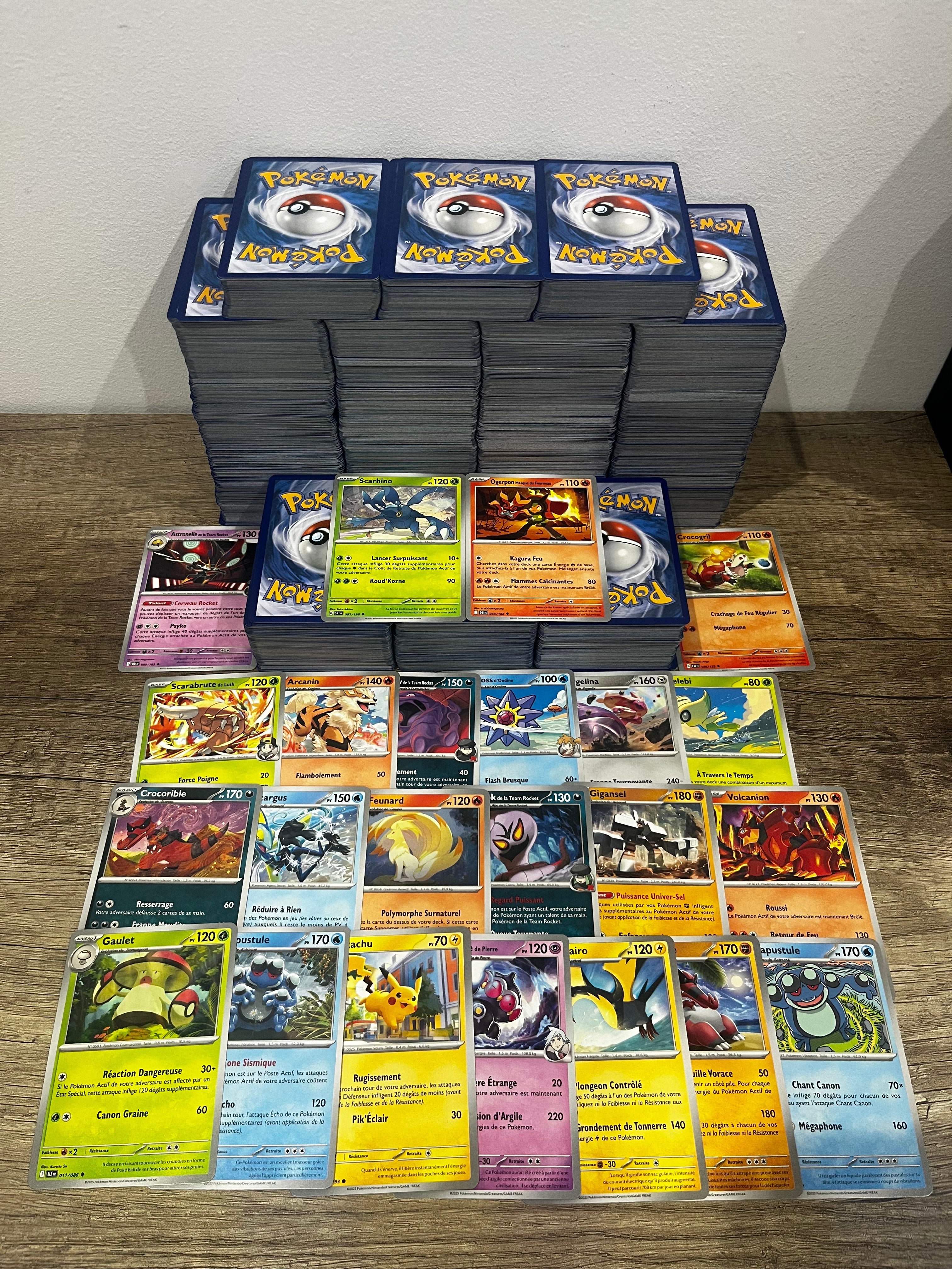 Lot 100 cartes Pokémon – Idéal collection