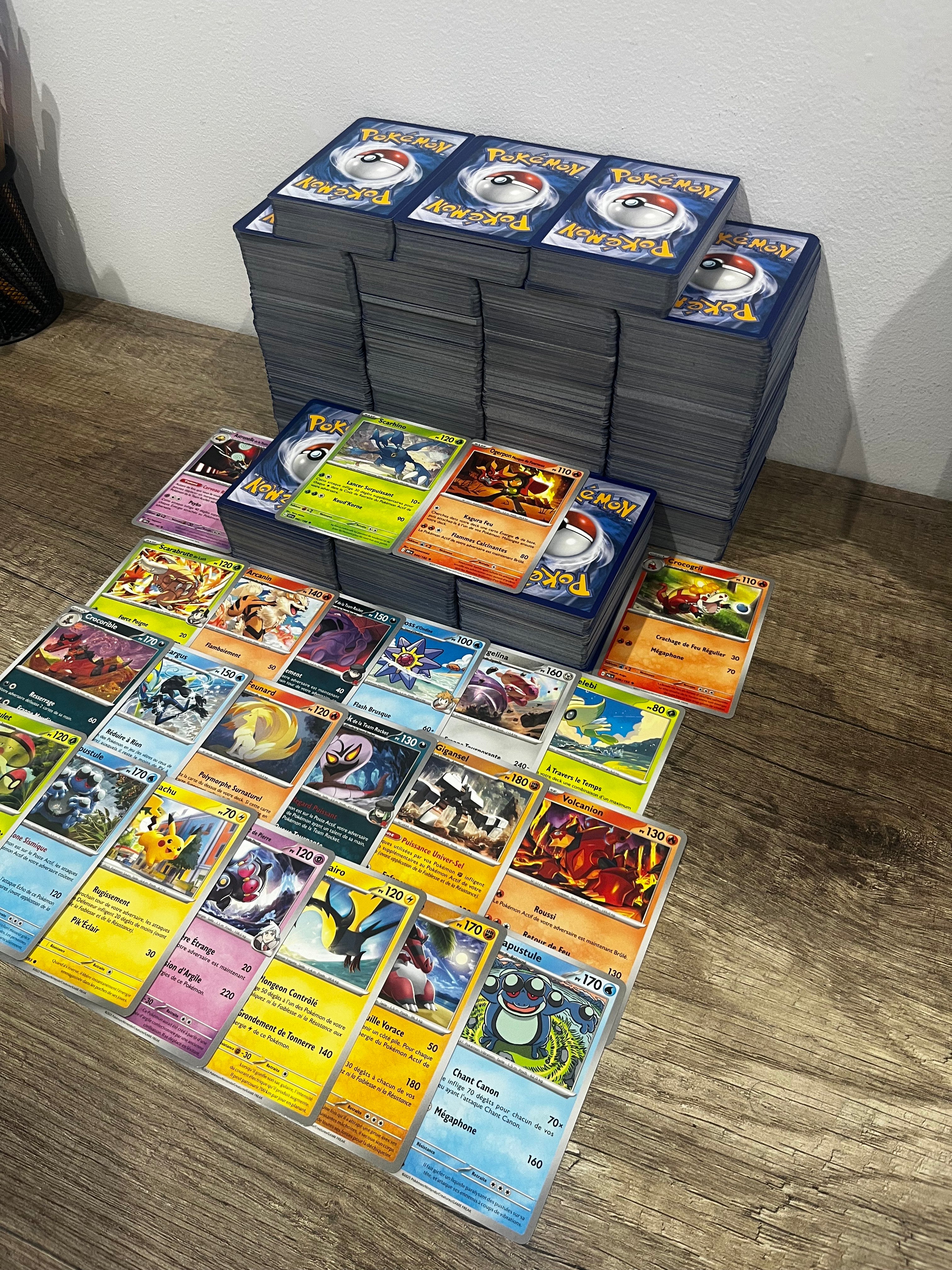 Lot 100 cartes Pokémon – Idéal collection