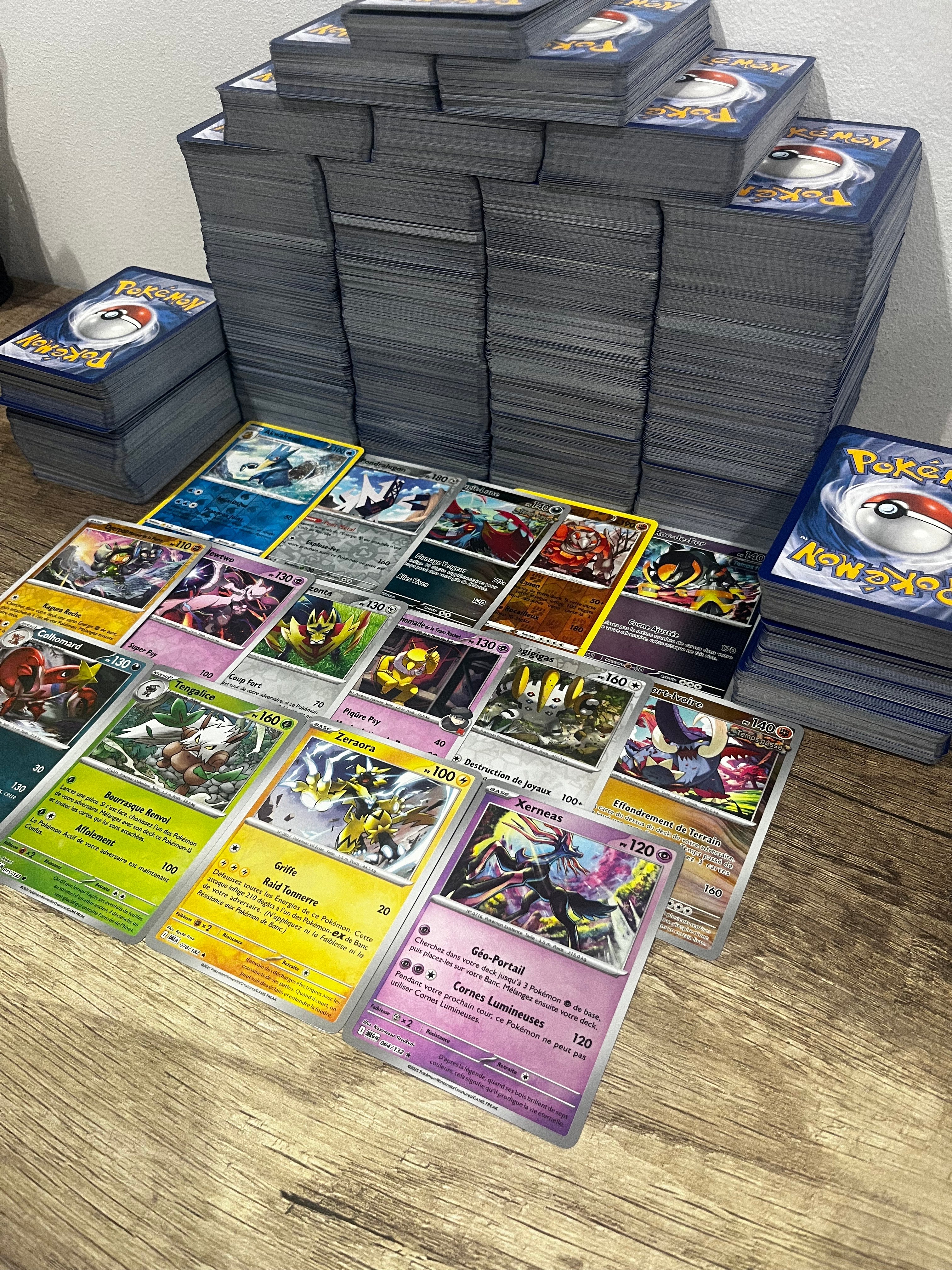 Pokémon : Lot de 100 Cartes Pokémon + 10 Cartes Pokémon Brillantes