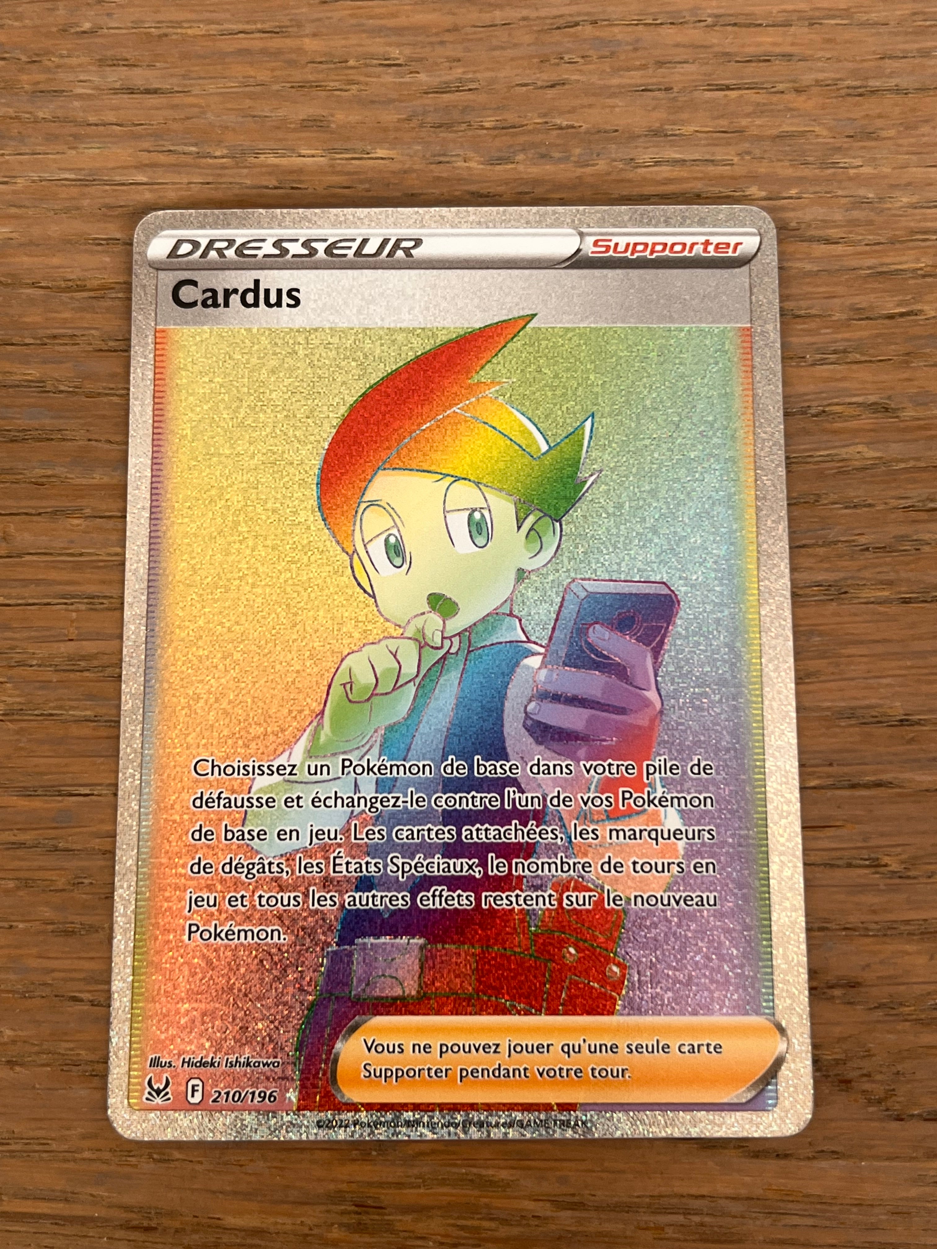 Cartes Pokémon Cardus 210/196 Origine Perdue