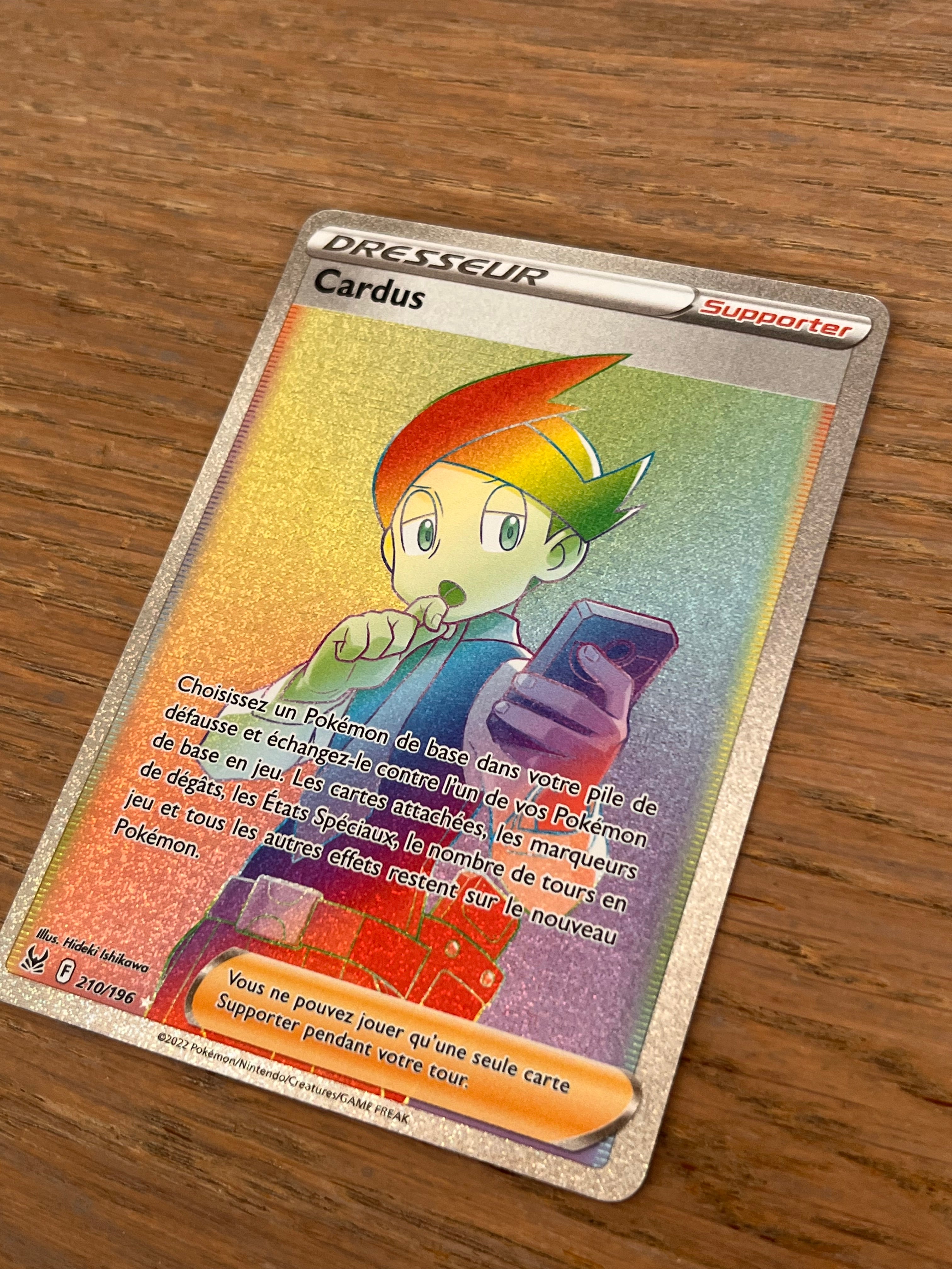 Cartes Pokémon Cardus 210/196 Origine Perdue