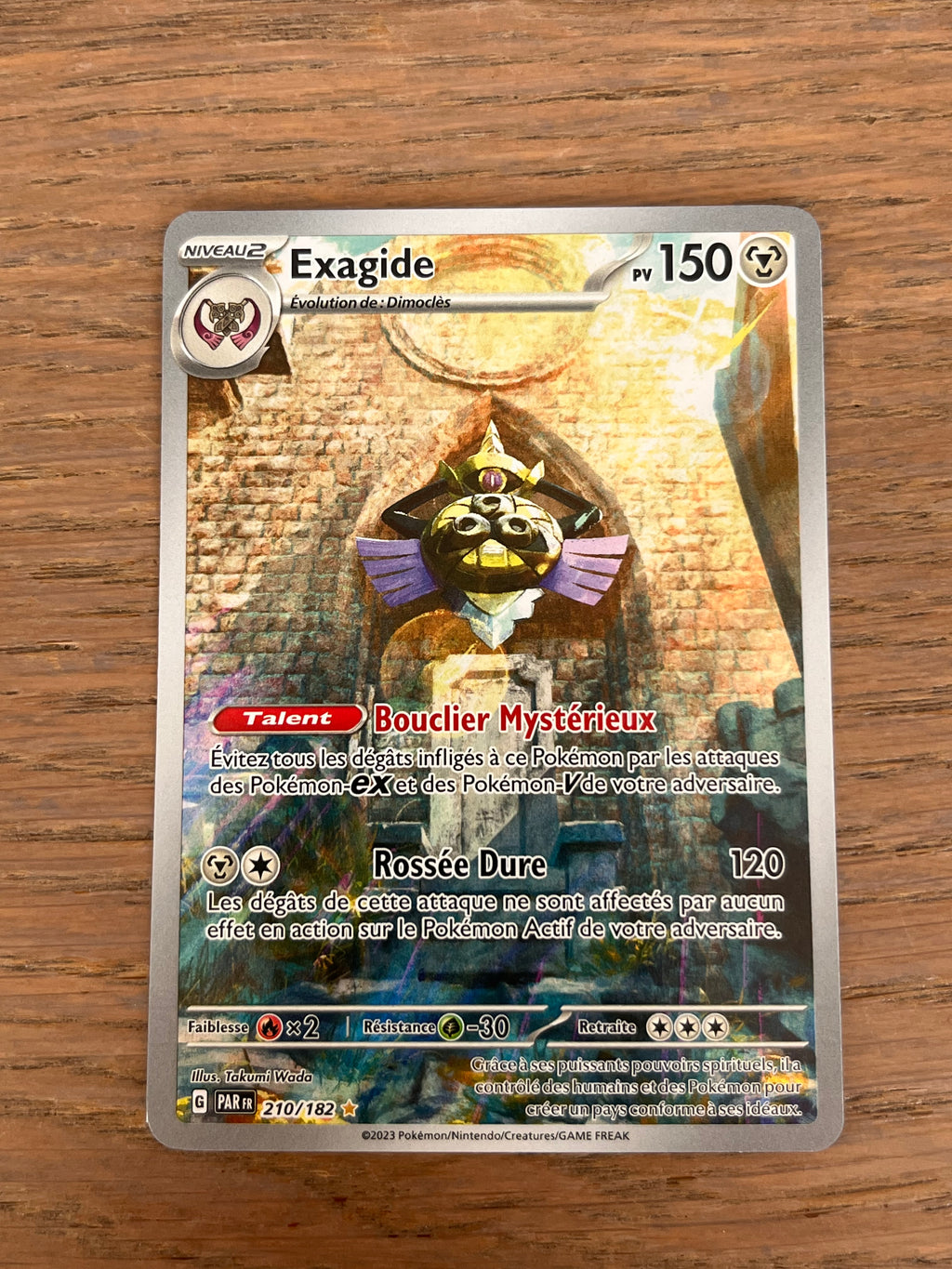 Carte Pokemon Exagide 210/182 Faille Paradoxe