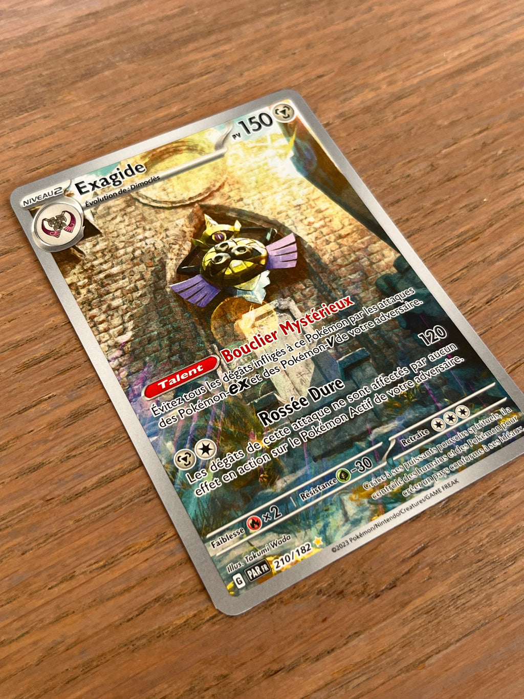 Carte Pokemon Exagide 210/182 Faille Paradoxe