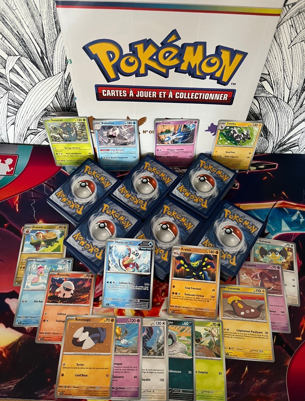 Pokémon : Pack de 1000 Cartes Pokémon Française et Officielle