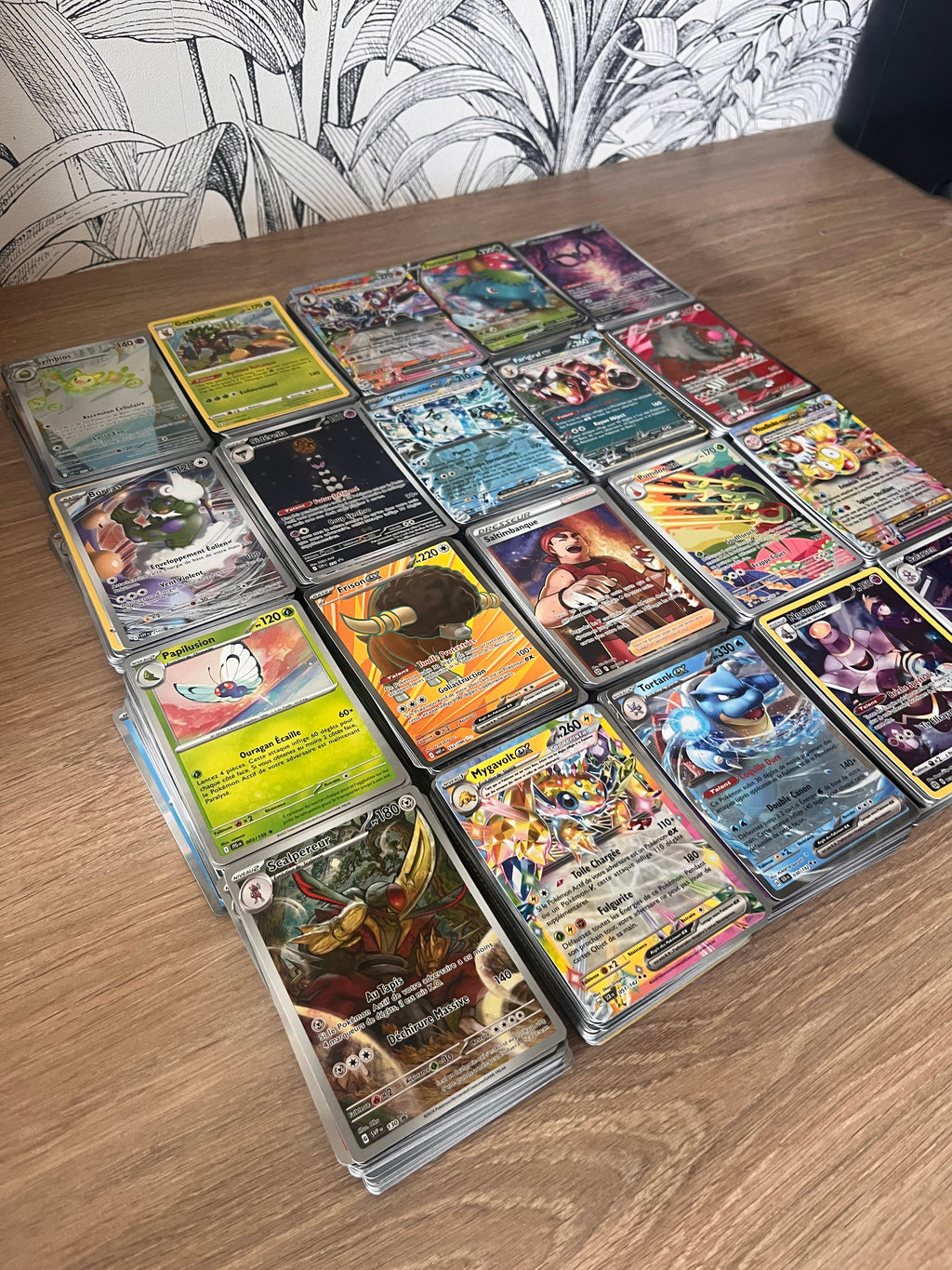 Cartes Pokémon | 84 communes + 15 brillantes holos + 1 Ultra Rare ex/v | VF Françaises originales