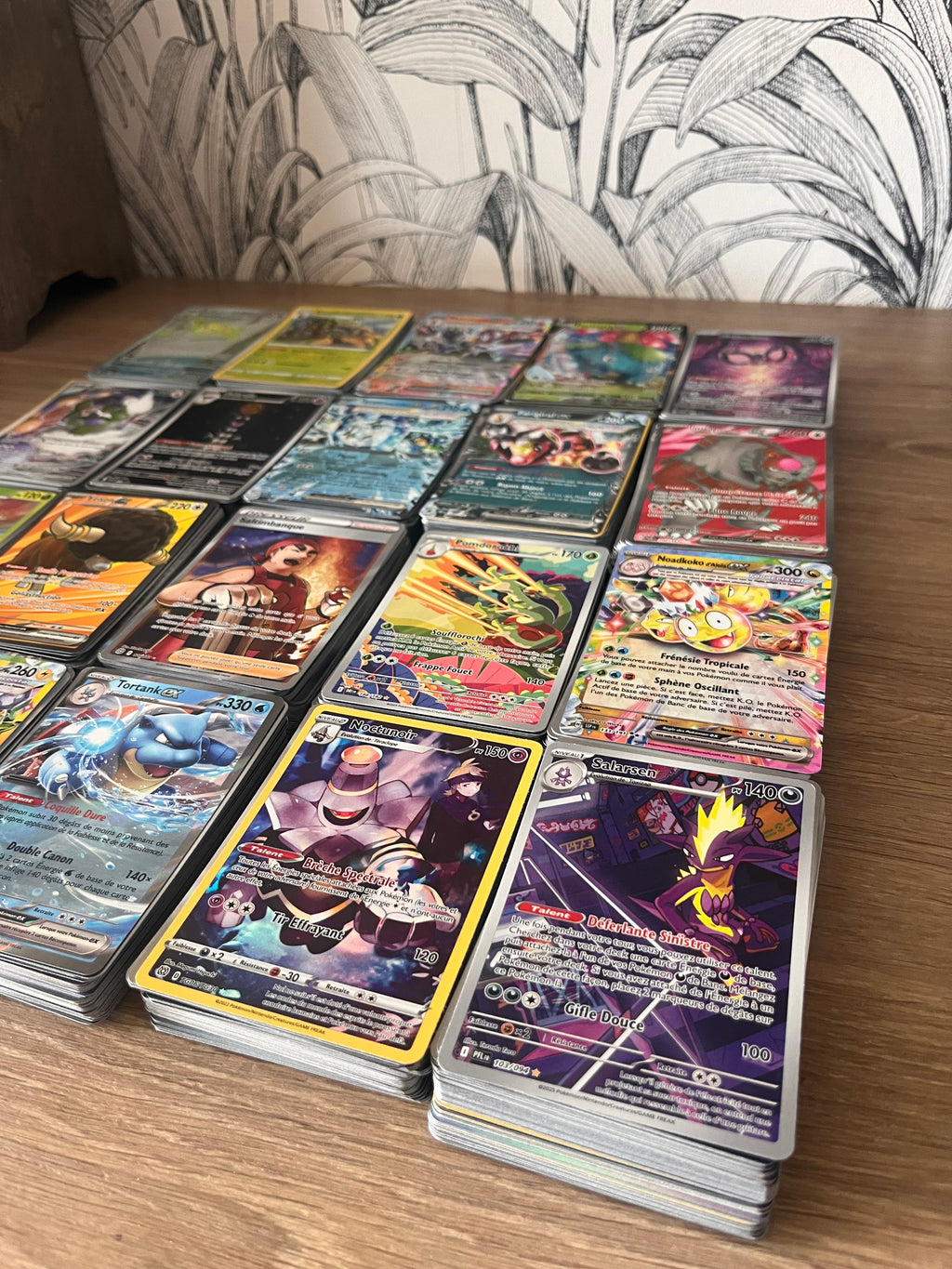 Cartes Pokémon | 84 communes + 15 brillantes holos + 1 Ultra Rare ex/v | VF Françaises originales