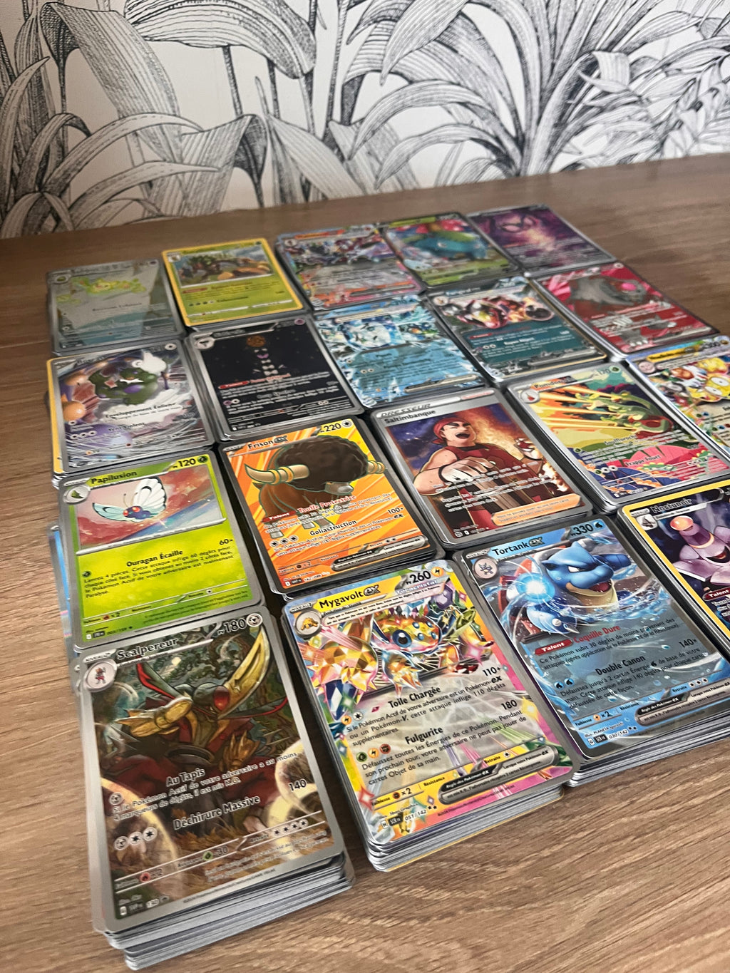 Cartes Pokémon | 84 communes + 15 brillantes holos + 1 Ultra Rare ex/v | VF Françaises originales